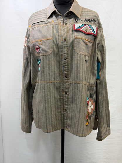 CF111-14 ARMY JACKET XL