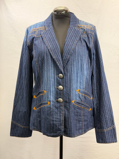 CF33-214 BOOTSTITCH STRIPED JACKET L