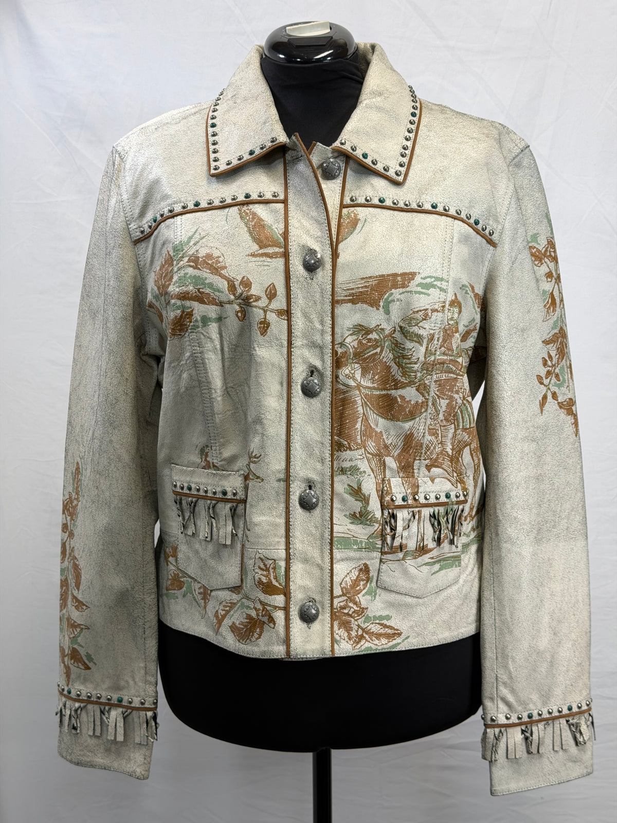 CF33-211 CRACKLE COWBOY JACKET XL