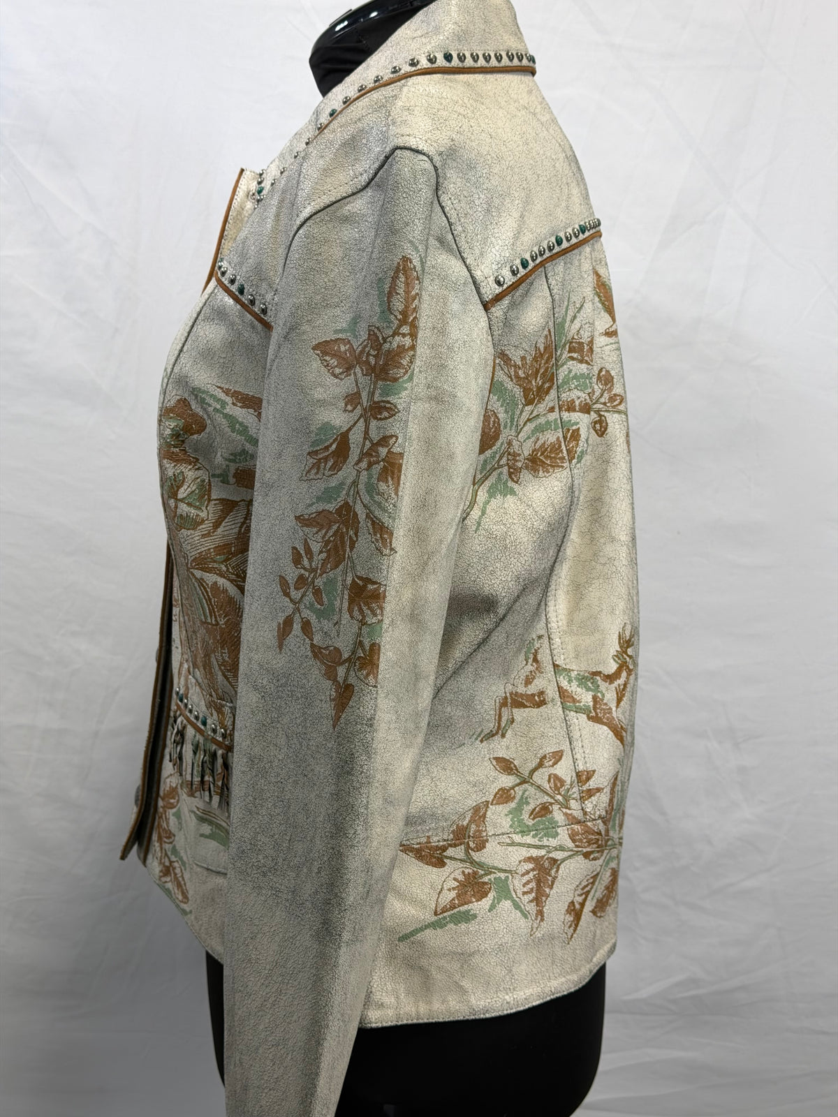 CF33-211 CRACKLE COWBOY JACKET XL