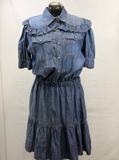 CF33-220 DENIM DRESS L
