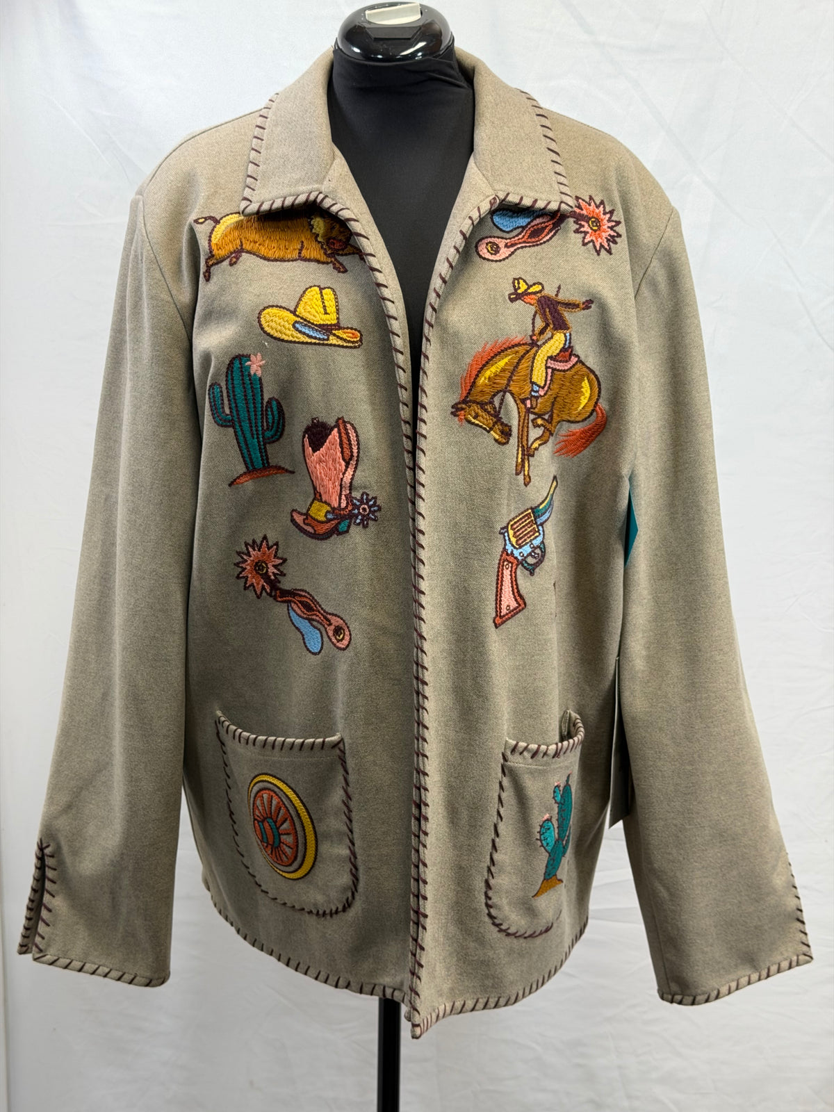 CF33-221 BRONC & SPURS JACKET 2X