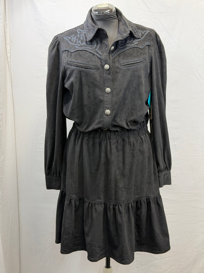 CF33-231 BLK HONKY TONK DRESS L