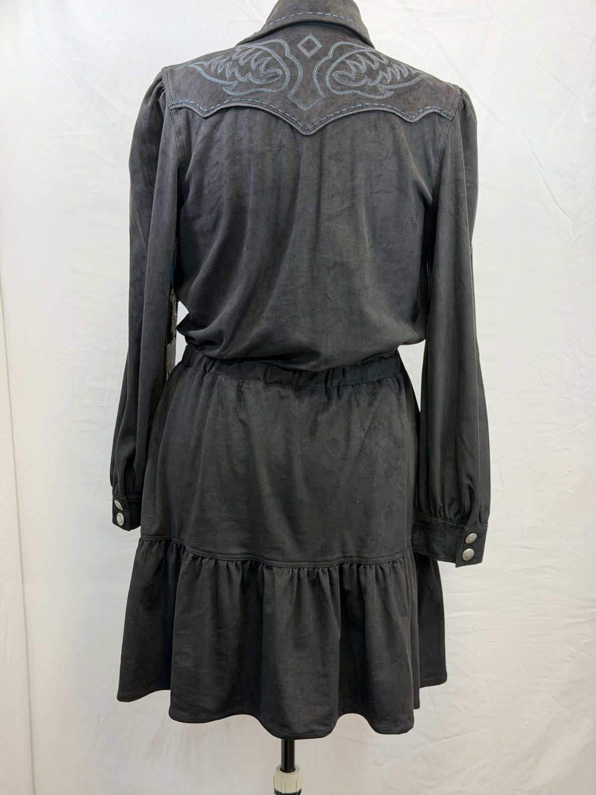 CF33-231 BLK HONKY TONK DRESS L