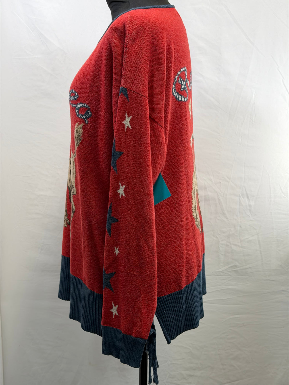 CF54-23 TASHA POLIZZI RODEO SWEATER L