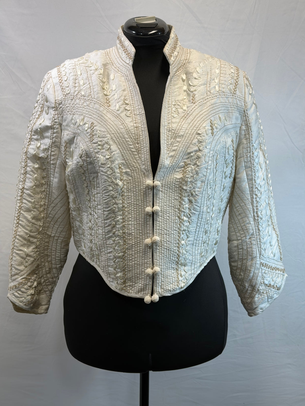 CF109-25 QUILTED SILK JACKET XL