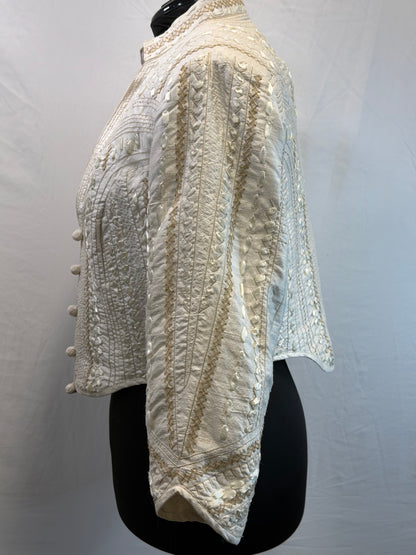 CF109-25 QUILTED SILK JACKET XL