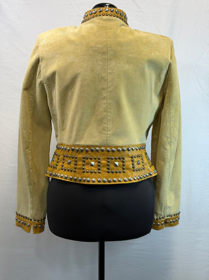 CF109-26 SUEDE/LEATHER JACKET L