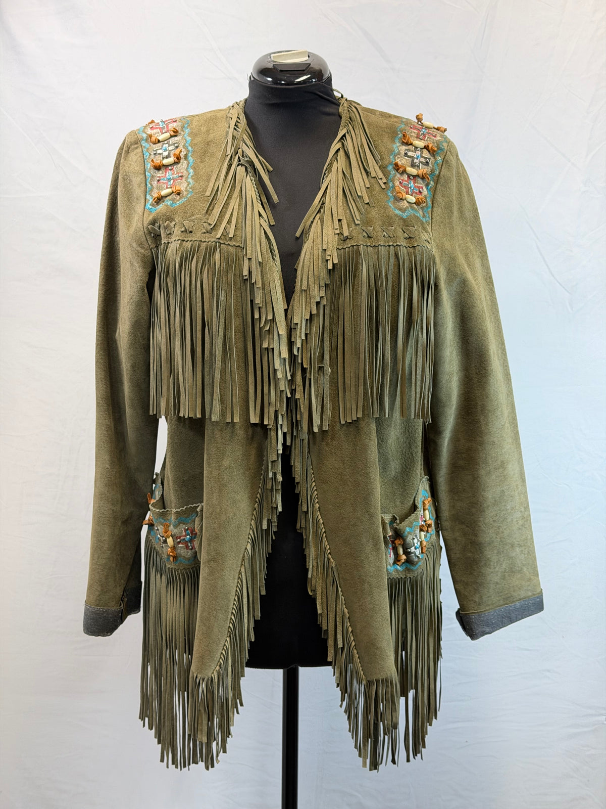 CF109-27 PATRICIA WOLF MOSS JACKET L