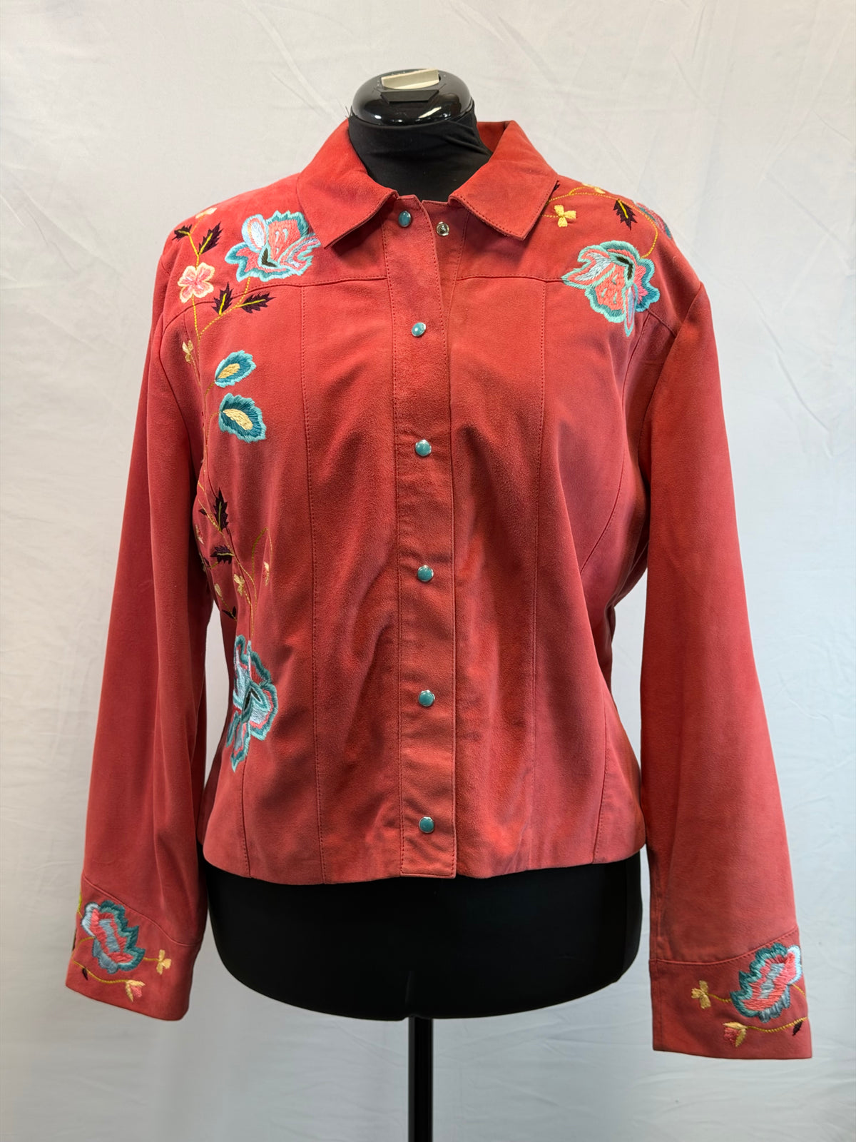 CF109-11 SALMON SUEDE JACKET L