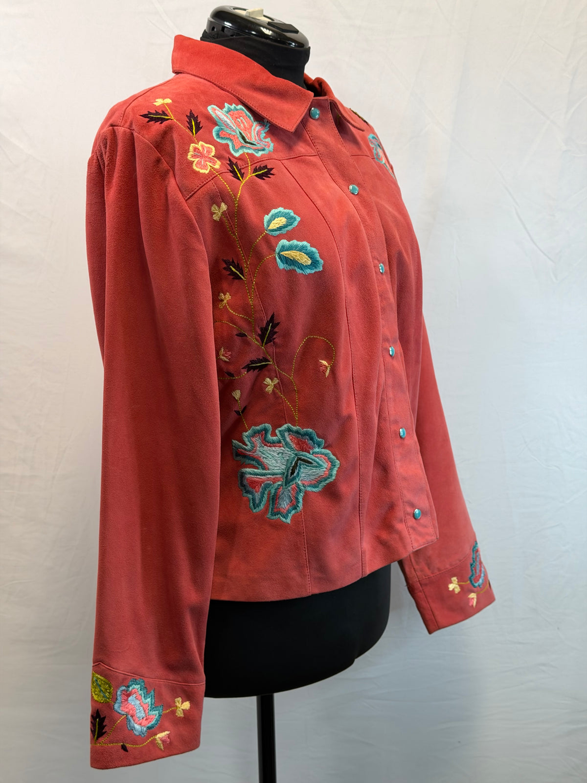 CF109-11 SALMON SUEDE JACKET L
