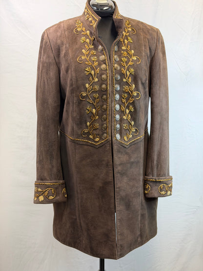 CF109-16 BROWN 3/4 LENGTH JACKET XL
