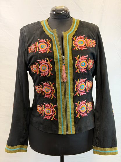 CF109-17 BLK/GRN/PINK JACKET M