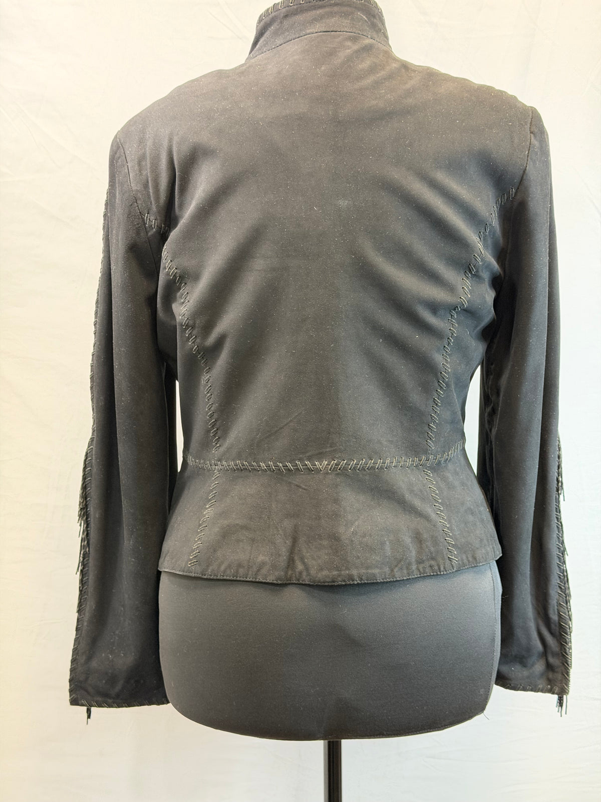 CF109-18 BLK SUEDE/TURQ STONE JACKET M
