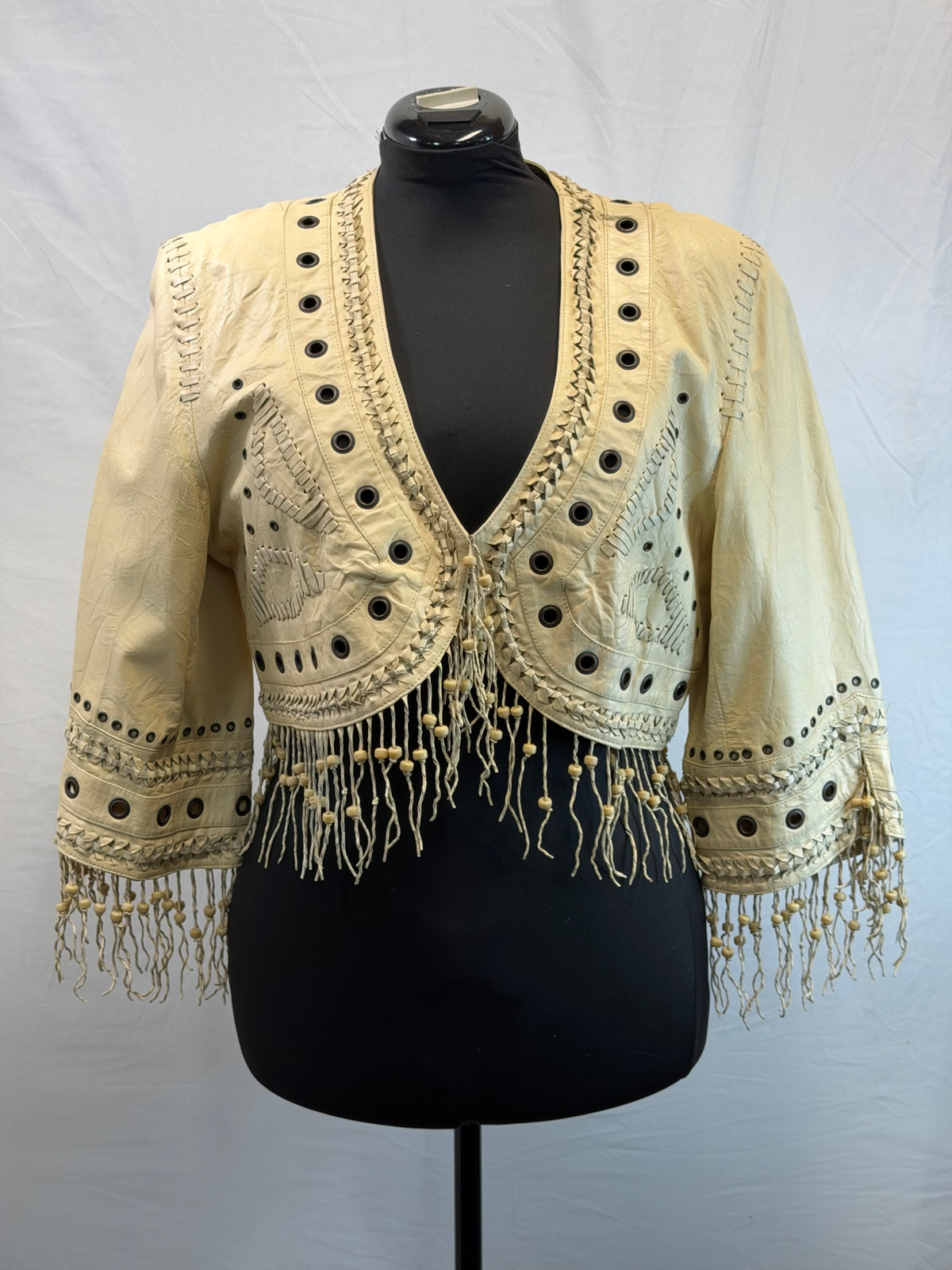 CF109-20 CREAM BUTTERFLY BOLERO L