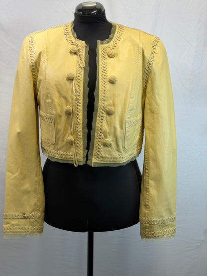 CF109-32 BUTTER COVERED BUTTON JACKET M