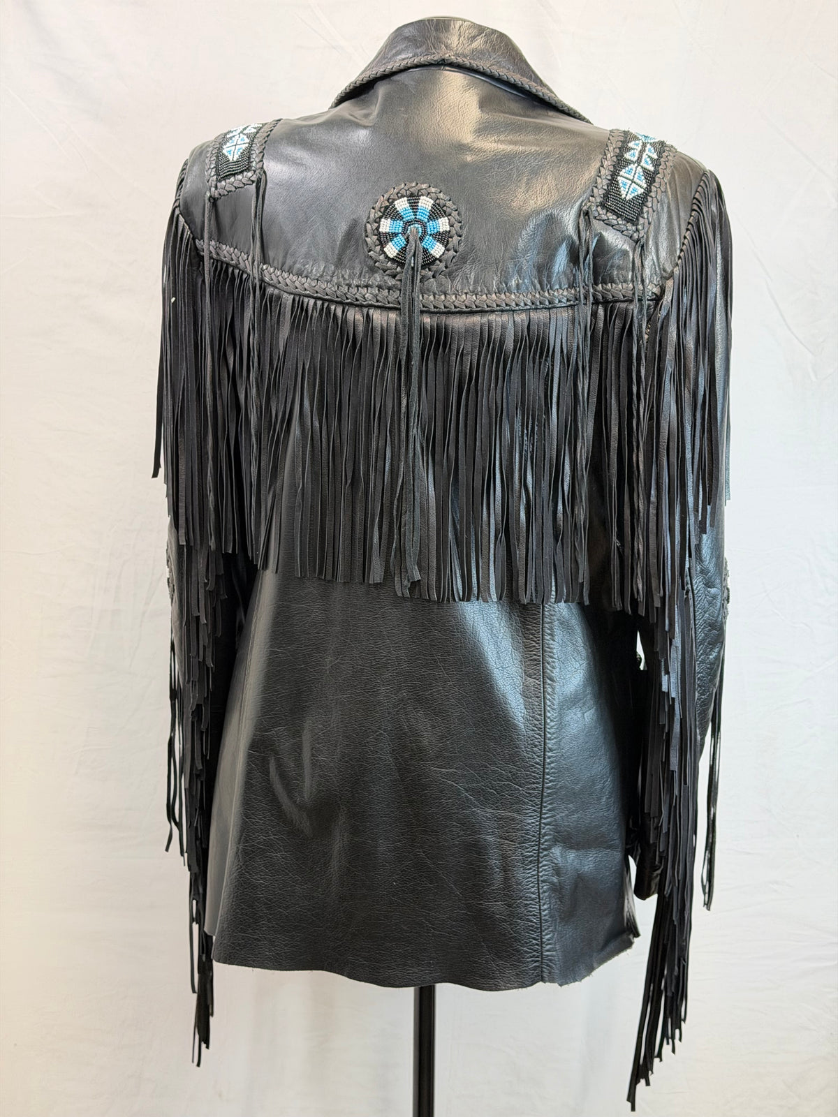 CF109-30 ARTURO BLK LEATHER JACKET 44