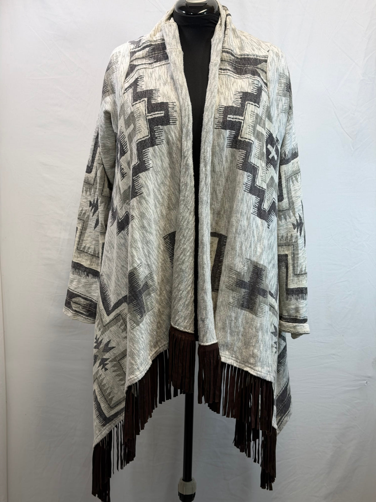 CF109-35 STRING/BROWN PONCHO 1X