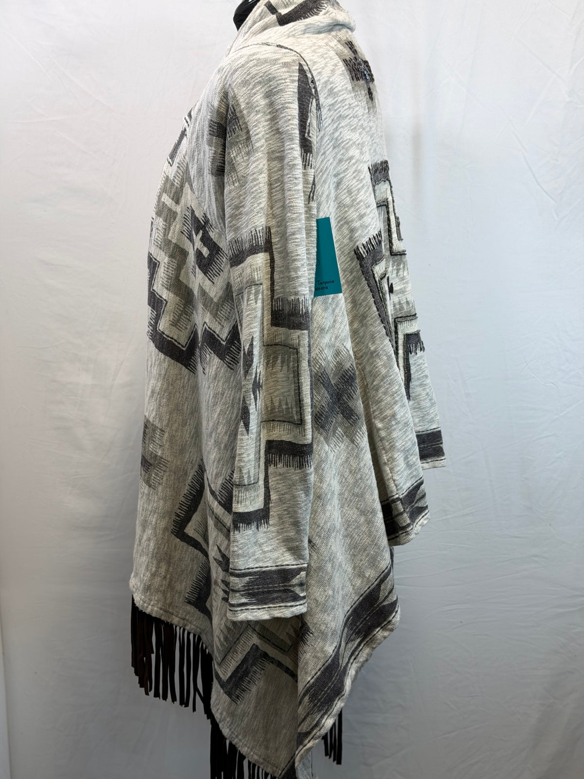 CF109-35 STRING/BROWN PONCHO 1X