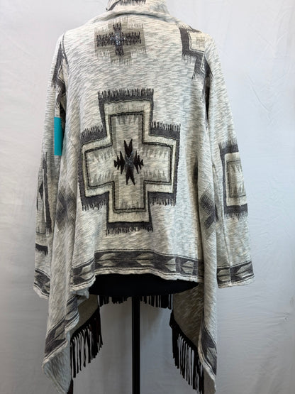 CF109-35 STRING/BROWN PONCHO 1X