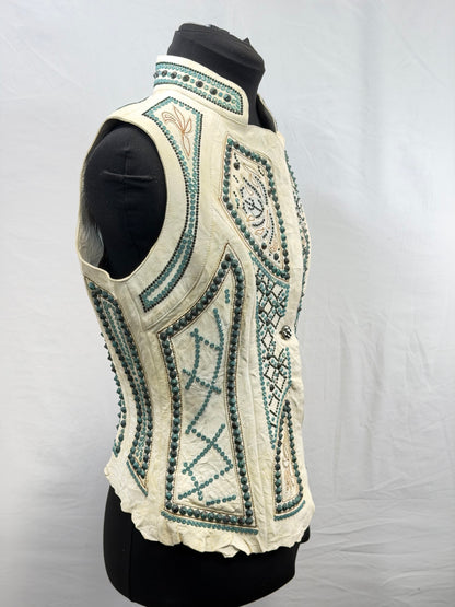 CF113-7 ELEVEN 11 CREAM VEST S
