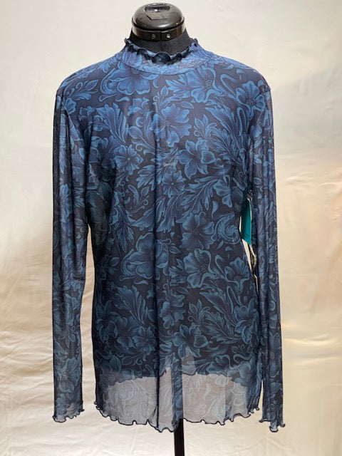 CF38-23 RIO SALADO TEE-SHERIDAN FLORAL-XL