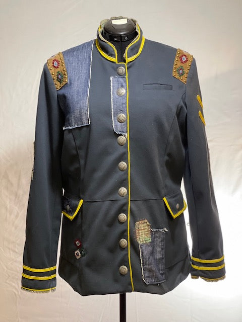CF41-7 MILITARY STYLE JKT W/PATCHES-L