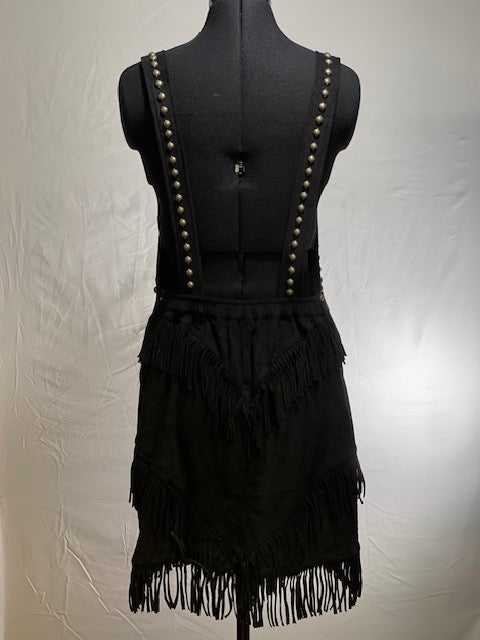 CF42-53 BLK ROMPER W/STUDS