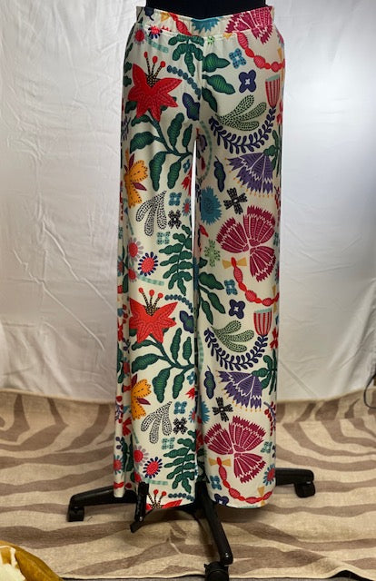 CF42-42 RELAXED FLORAL PANT-S