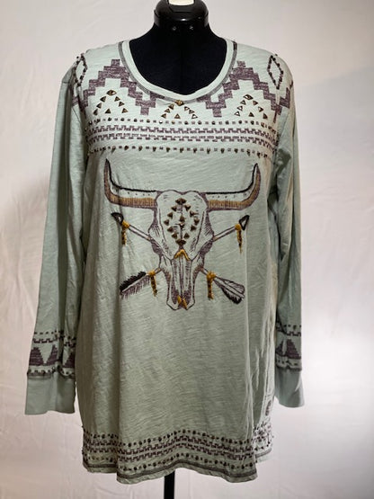 CF44-7 LONGHORN W/ARROWS & AZTEC-2X