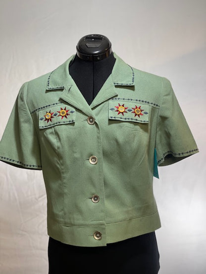 CF46-74 SS JKT W/MIRRORS ON POCKETS-XS