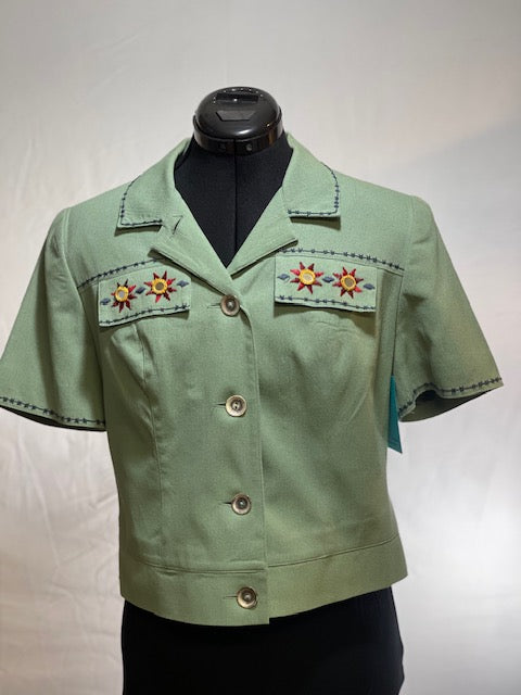 CF46-74 SS JKT W/MIRRORS ON POCKETS-XS
