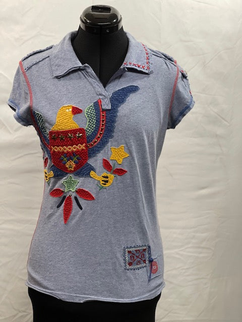 CF48-5 SS TEE W/EAGLE-S