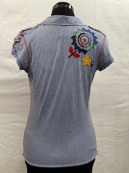 CF48-5 SS TEE W/EAGLE-S