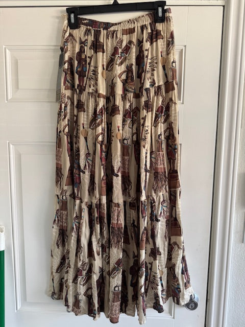 CF24-10 NATIVE AMERICAN STATUE SKIRT-XS