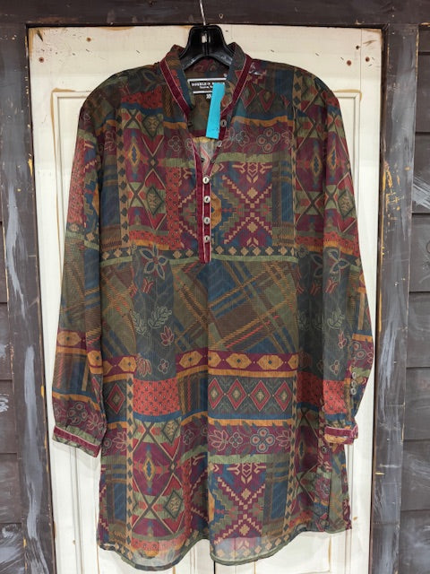 CF32-5 TUNIC-AUTUMN COLORS-XS