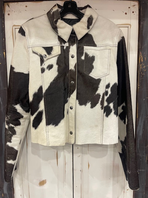 CF33-10 HAIR ON HIDE JKT-LRG