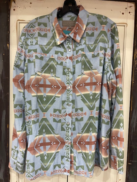 CF33-18 AZTEC WORKSHIRT-XL