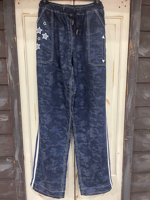 CF33-33 DENIM PANTS W/STARS LRG