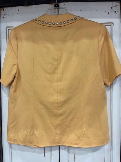 CF35-12 SHORTSLEEVE JKT W/HORSE PINS ON POCKET-S