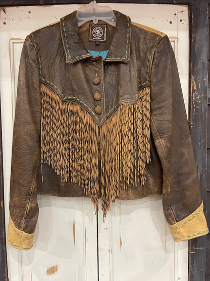 CF35-13 LONG FRINGE, HORSE BACK PHOTO-SM