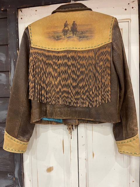 CF35-13 LONG FRINGE, HORSE BACK PHOTO-SM