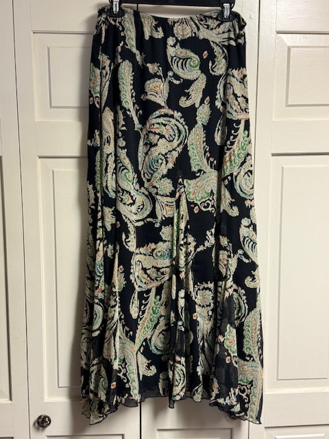 CF10-8 SHEAR PAISLEY SKIRT-LRG