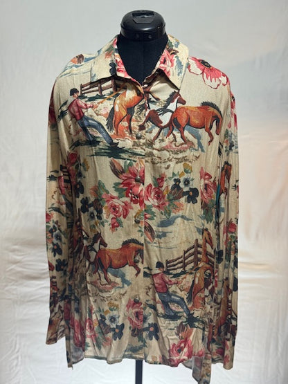 CF17-17 COWBOY ROPING HORSE-M