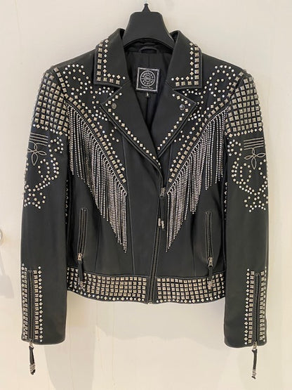CF79-5 RHINESTONE COWBOY JKT-LRG