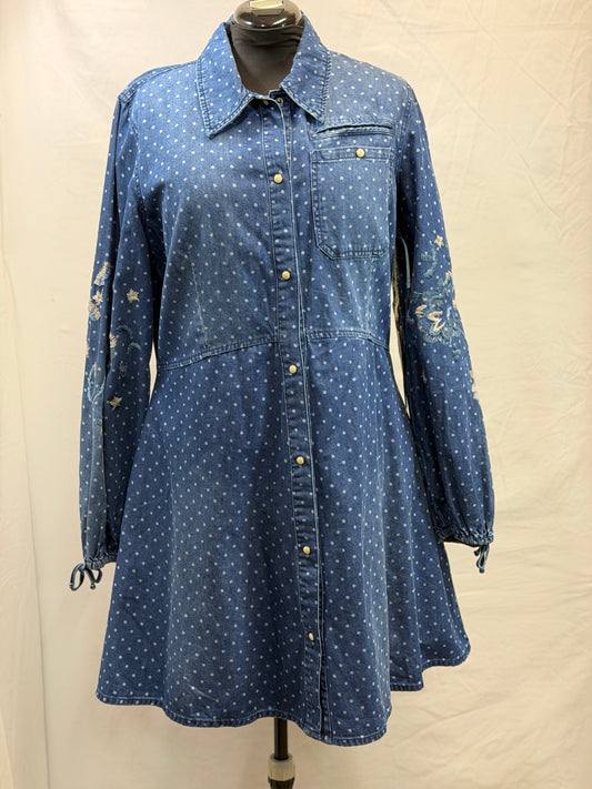 CF84-12 CIRCLE DOT DRESS L