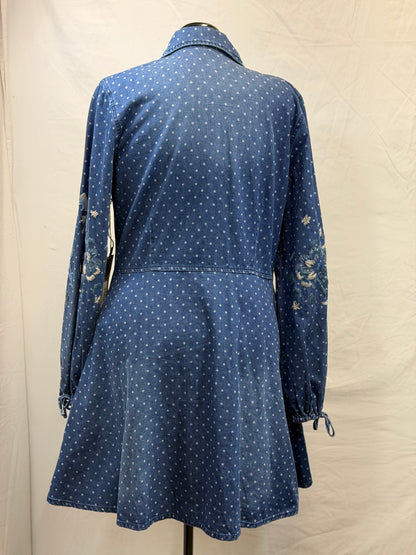 CF84-12 CIRCLE DOT DRESS L