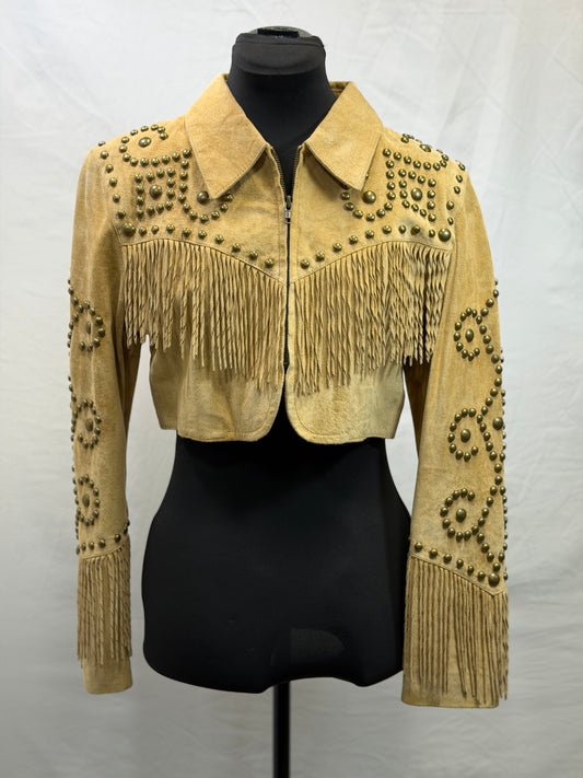 CF52-243 SCULLY FRINGE BOLERO M