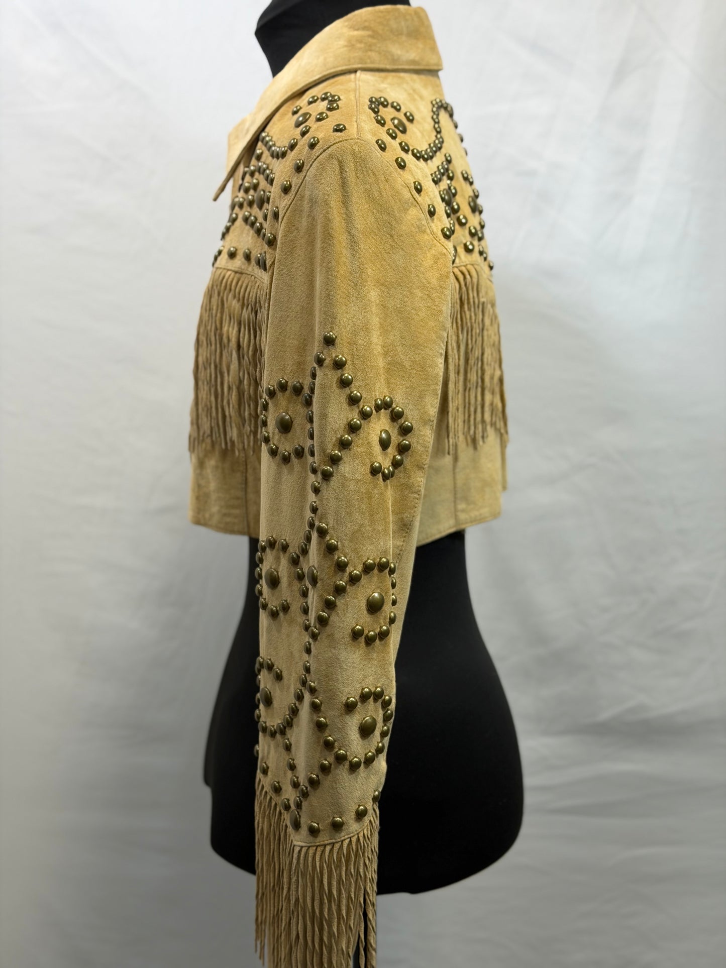 CF52-243 SCULLY FRINGE BOLERO M