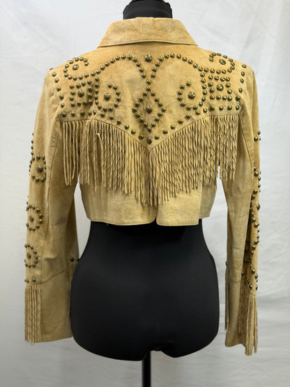 CF52-243 SCULLY FRINGE BOLERO M
